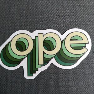 OPE sticker